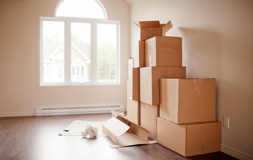 Packing boxes and furniture for removals in Northumberlandheath