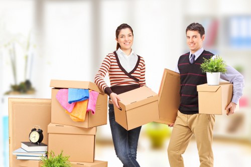 Storage pricing overview with boxes and furniture for Northumberlandheath Storage